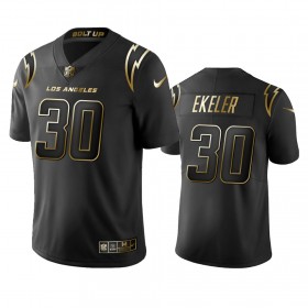 Tröjor Los Angeles Chargers Austin Ekeler 30 Golden Limited Svart - Män